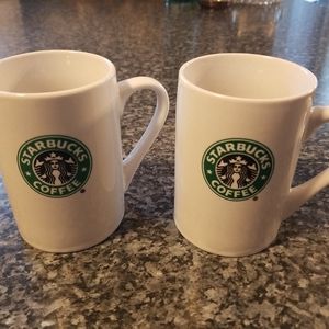 Starbucks Coffee (2) 2008 Double Sided Mermaid Log